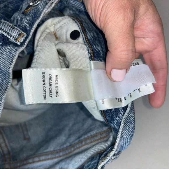 Agolde 90s Pinch Waist High Rise Straight Leg Size 25 Cut #67529 - Picture 7 of 7